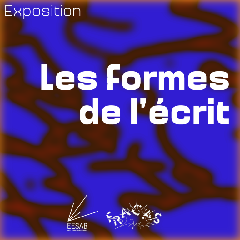 Exposition les formes de l'écrit 2024